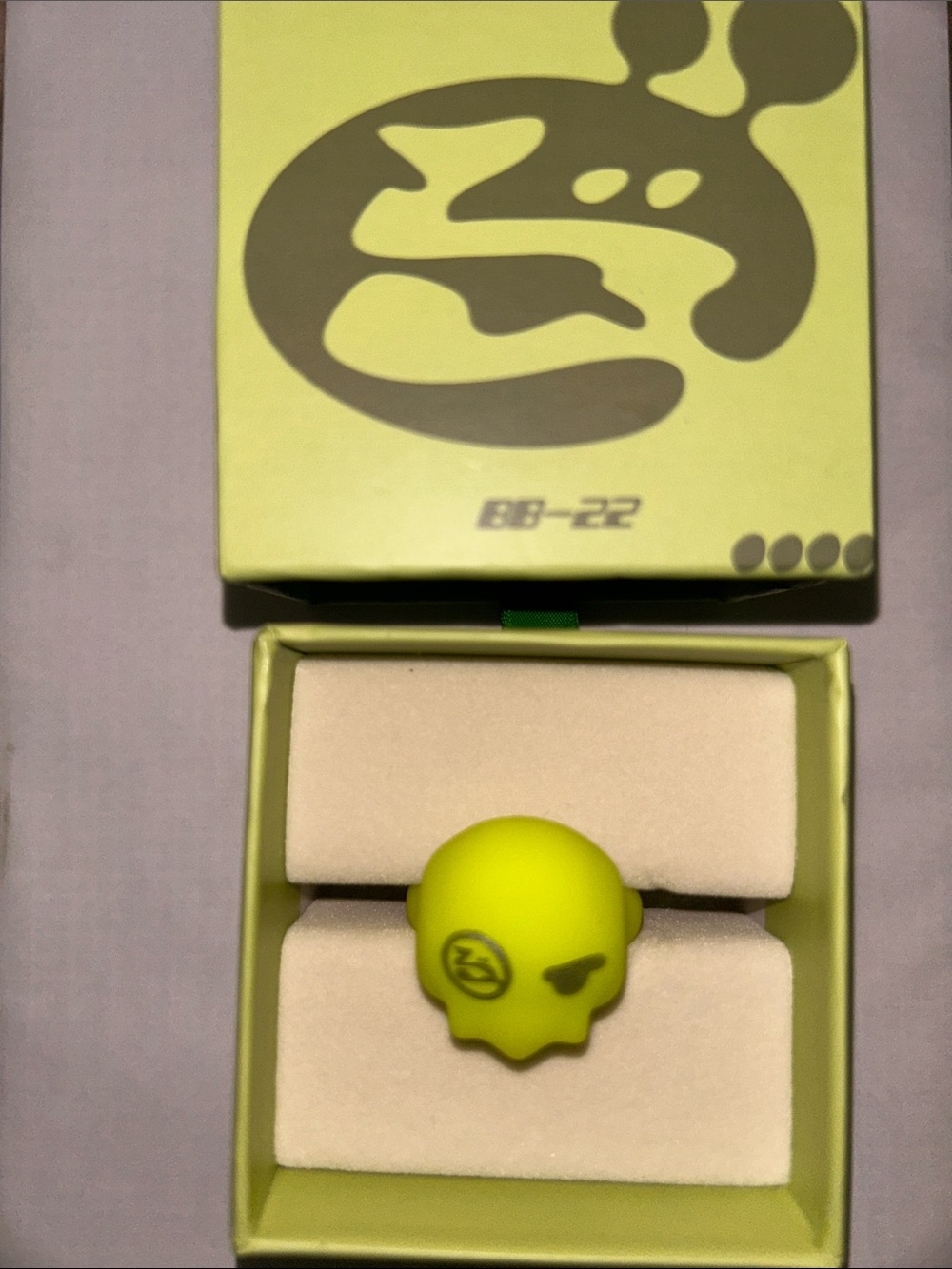 Offgod SILICONE SLIME SKULL RING